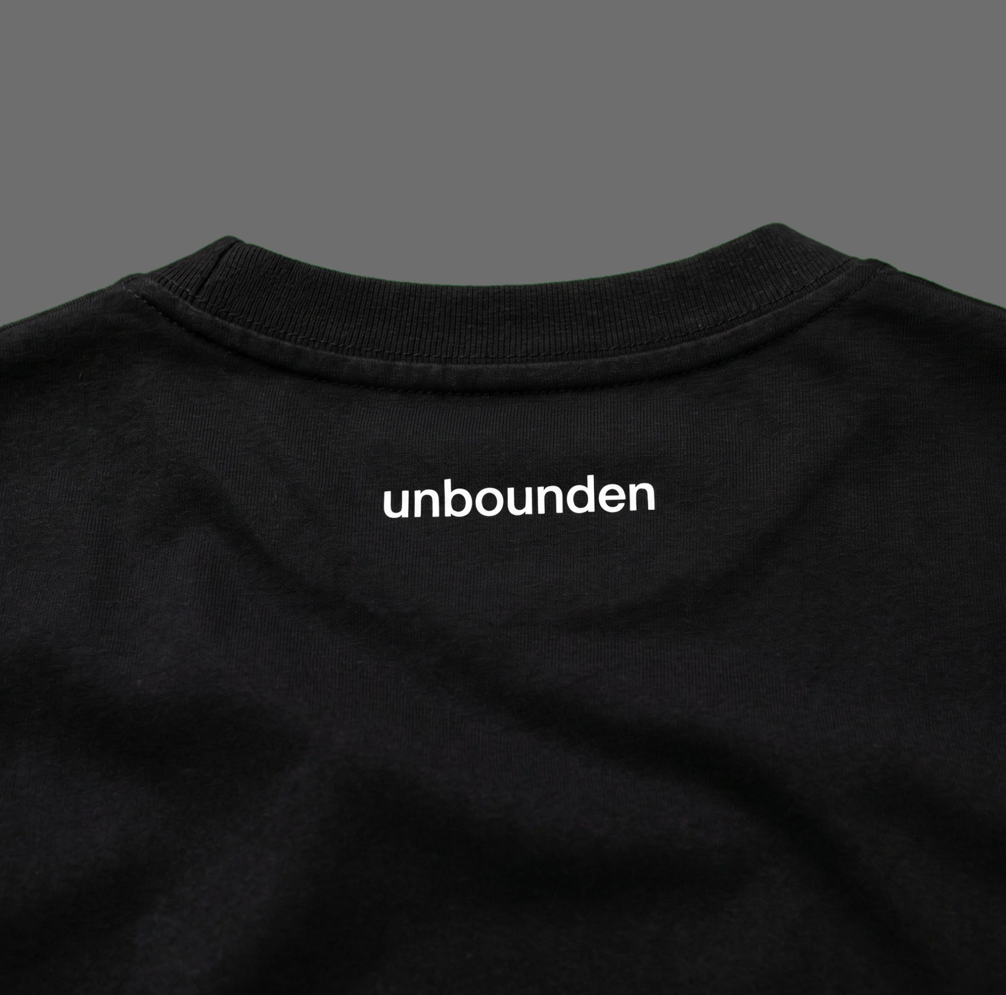 Black Classic Tee collar detail