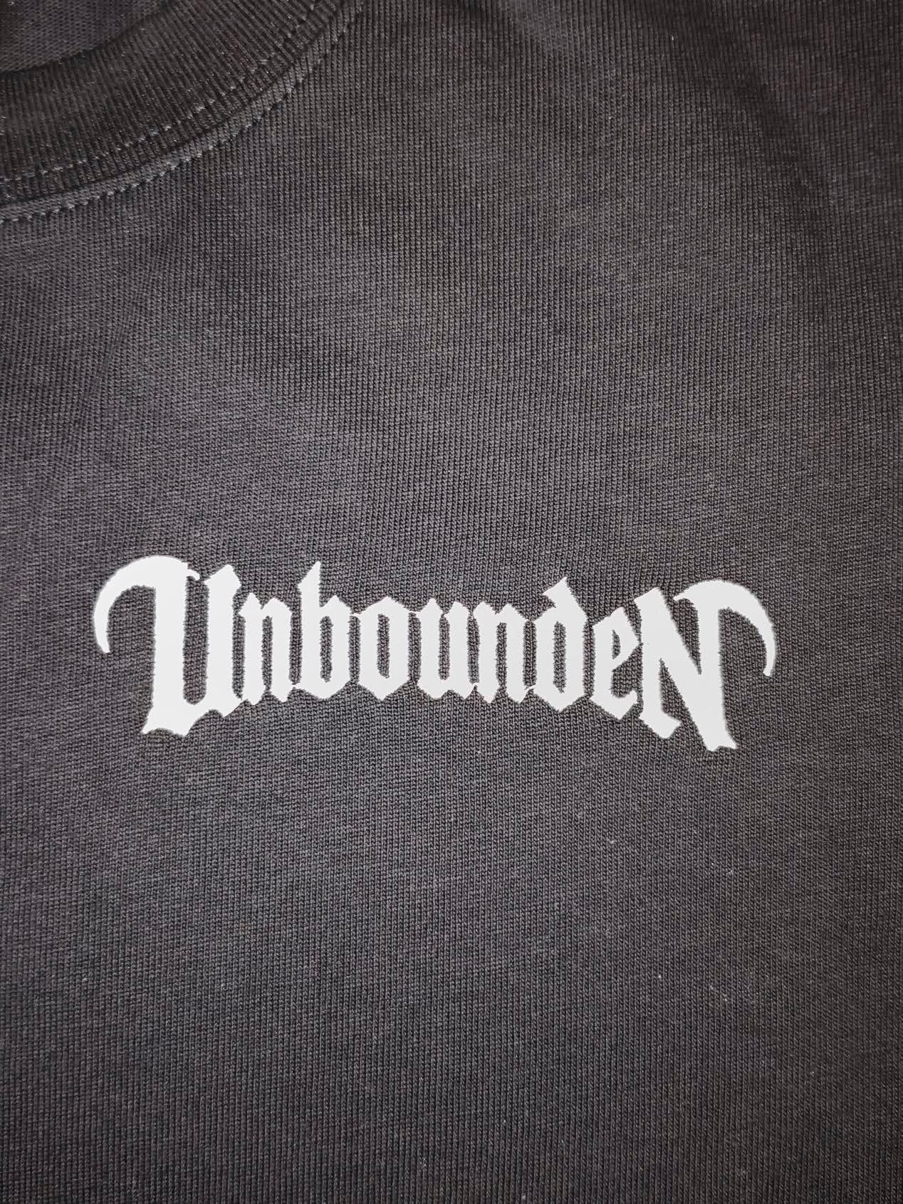 Black Classic Tee embroidered front detail